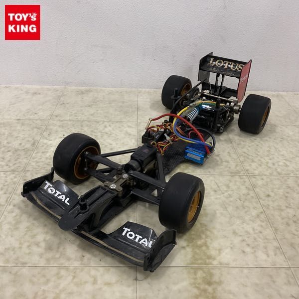 1円〜 ジャンク 電動RC シャーシ タイヤ タミヤ フォーミュラチューンモーター32T 受信機 他の画像1