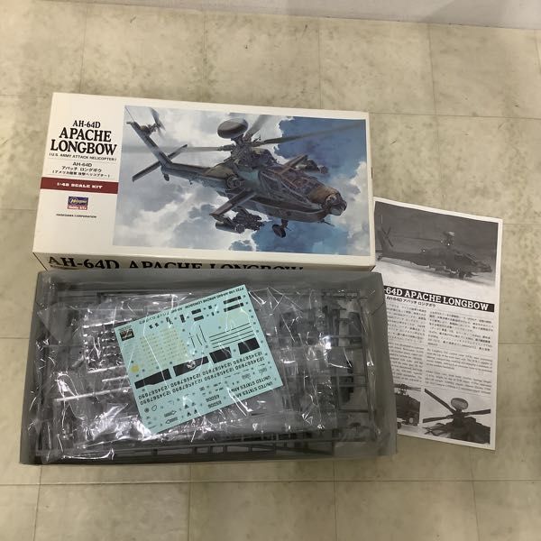 1円〜 ハセガワ 1/48 AH-64D アパッチ ロングボウ、ハセガワ 1/48 リパブリック F-84G サンダーバーズ他の画像2