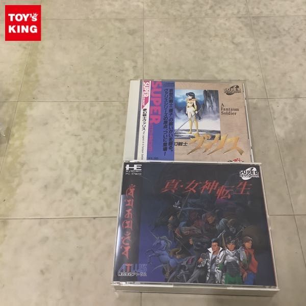 1円〜 PCエンジン SUPER CD-ROM2 夢幻戦士ヴァリス The Legend of A Fantasm Soldier、真・女神転生の画像1