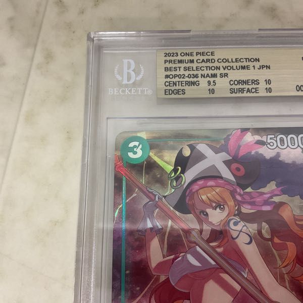 1円〜 ONE PIECE カードゲーム OP02-036 SR ナミ パラレル BGS10の画像3