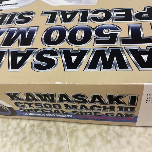1円〜 ナガノ 1/8 カワサキGT500 マッハlll スペシャルサイドカーの画像9