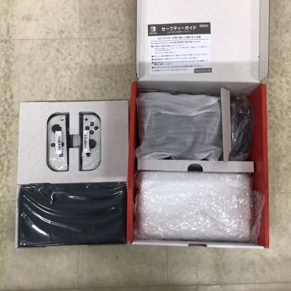 1円〜 動作確認/初期化済 Nintendo Switch HEG-001 有機ELモデル ホワイトの画像2