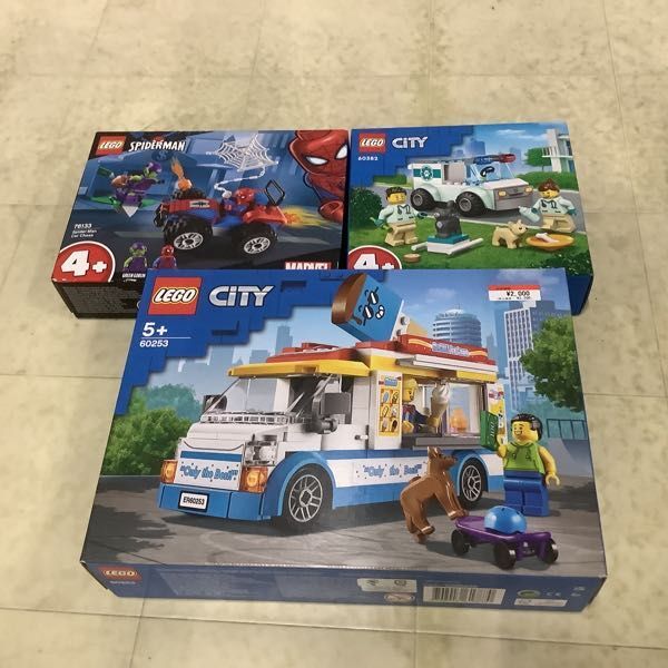 1円〜 未開封 LEGO レゴ シティ アイスクリームワゴン 60253 スーパー・ヒーローズ スパイダーマンのカーチェイス 76133 他_画像2
