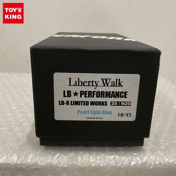 1円〜 Liberty Walk 1/43 LB PERFORMANCE LB-R LIMITED WORKS 20/N20 パールライトブルーの画像1