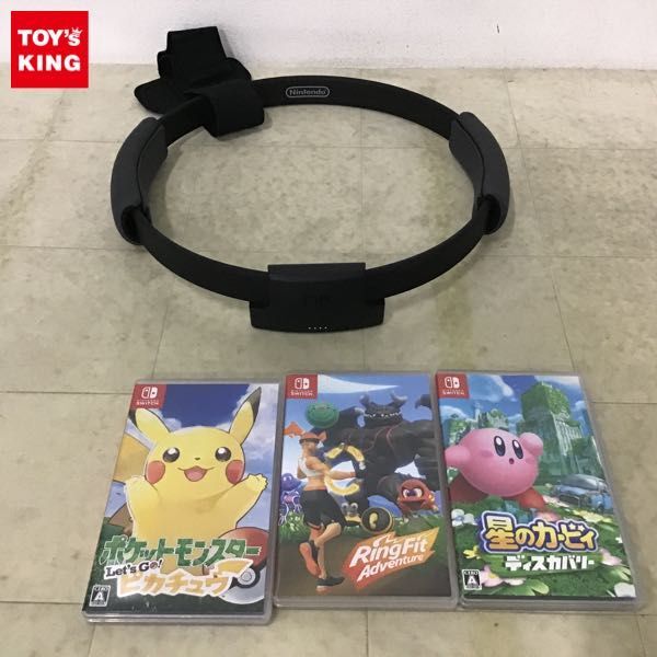 1円〜 Nintendo Switch 星のカービィ ディスカバリー リングフィットアドベンチャー リングコン レッグバンド 他の画像1