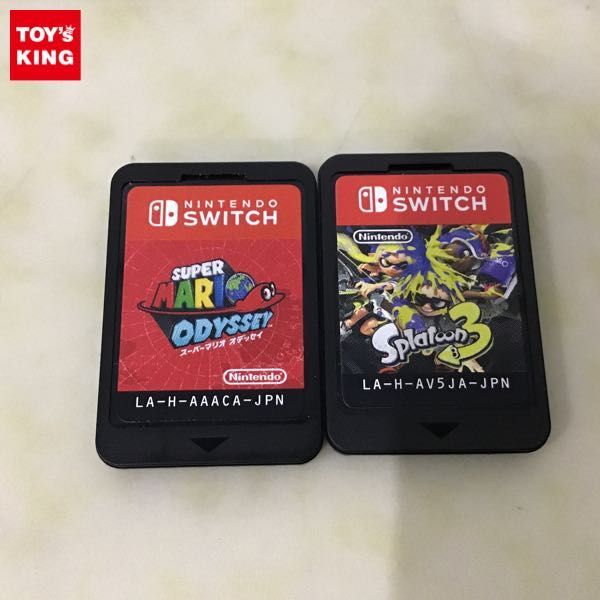 1円〜 箱無 Nintendo Switch ソフト スーパーマリオ オデッセイ スプラトゥーン3の画像1