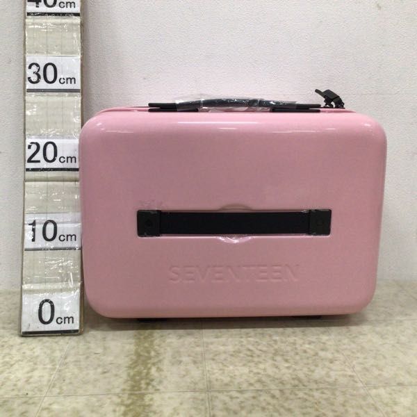 1円〜 SEVENTEEN POWER OF LOVE MINI LUGGAGE BAG PINK_FREEの画像4