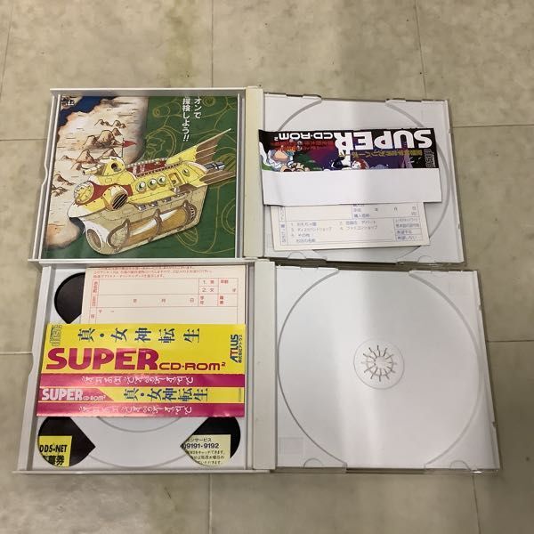 1円〜 PCエンジン SUPER CD ROM2 空想科学世界ガリバーボーイ 真・女神転生の画像5