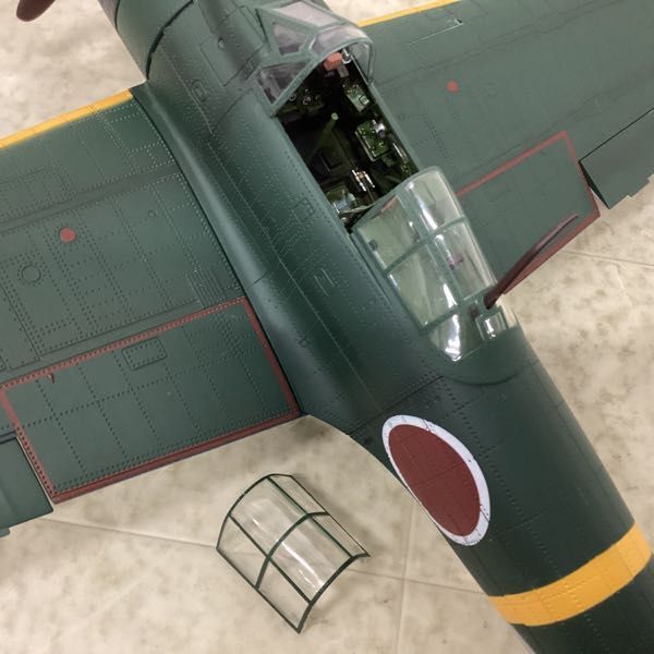 1円〜 ジャンク 箱無 BBI エリートフォース 1/18 WWII 零式艦上戦闘機 コウ-170の画像5