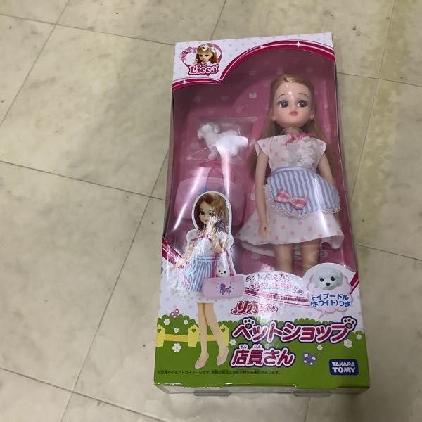 1円〜 未開封含 リカちゃん ペットショップ店員さん トイプードル（ホワイト）つき、キューティーハニー ハミングハニー他の画像2