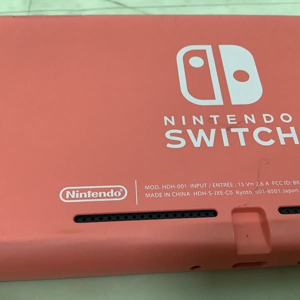 1円〜 動作確認/初期化済 Nintendo Switch Lite HDH-001 コーラルの画像4