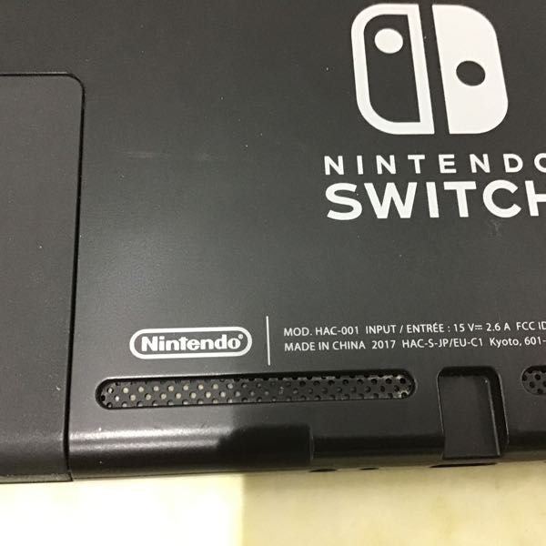 1円〜 動作確認/初期化済 箱無 Nintendo Switch 本体 HAC-001 モンスターハンターXXエディション Joy-Con グレー ドック 他の画像4