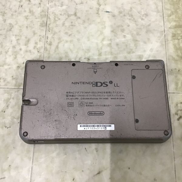 1円〜 欠品 動作確認/初期化済 箱無 ニンテンドーDSi LL 本体 UTL-001(JPN) ダークブラウンの画像2