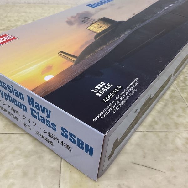 1円〜 ホビーボス 1/350 ロシア海軍 タイフーン級潜水艦の画像4