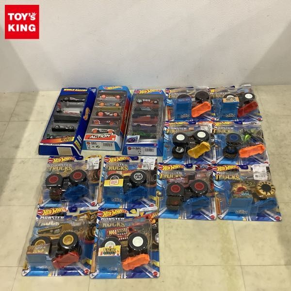 1円〜 訳あり ホットウィール 等 WORLD RACERS GIFT PACK ACTION TRACK STARS 他の画像1