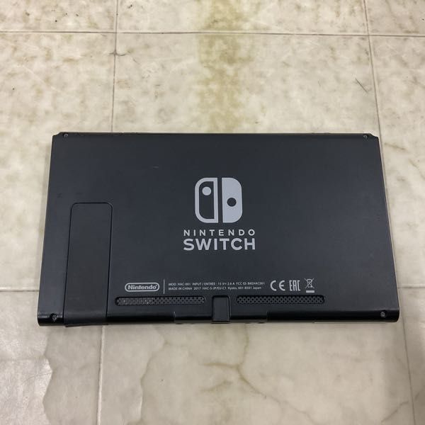 1円〜 動作確認/初期化済 箱無 Nintendo Switch HAC-001 本体 Joy-Con ブルー ネオンイエロー ドック 他の画像3