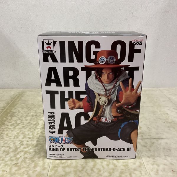 1円〜 未開封 バンプレスト ONE PIECE KING OF ARTIST THE ポートガス・D・エース lllの画像2