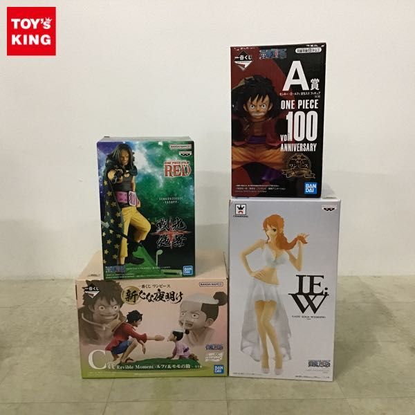 1円〜 未開封 一番くじONE PIECE 新たな夜明け C賞 ルフィ＆モモの助 FILM RED 戦光絶景 ヤソップ 他の画像1