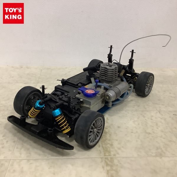 1円〜 ジャンク エンジンRC シャーシ タイヤ タミヤ TM-4 エンジン 他の画像1