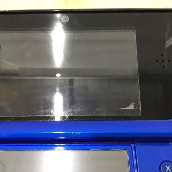 1円〜 動作確認/初期化済 箱無 ニンテンドー 3DS CTR-001 本体 コバルトブルー_画像5