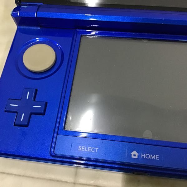 1円〜 動作確認/初期化済 箱無 ニンテンドー 3DS CTR-001 本体 コバルトブルー_画像6