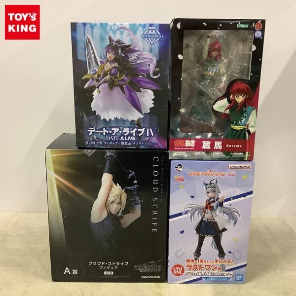 1円〜 未開封含 コトブキヤ ARTFX J 1/8 幽☆遊☆白書 蔵馬 FINAL FANTASY VII REBIRTH 発売記念くじ A賞 クラウド・ストライフ 他の画像1