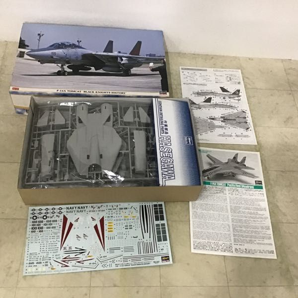 1円〜 ハセガワ 1/48 F/A-18F スーパー ホーネット、F-14A トムキャット ブラック ナイツ ヒストリーの画像2