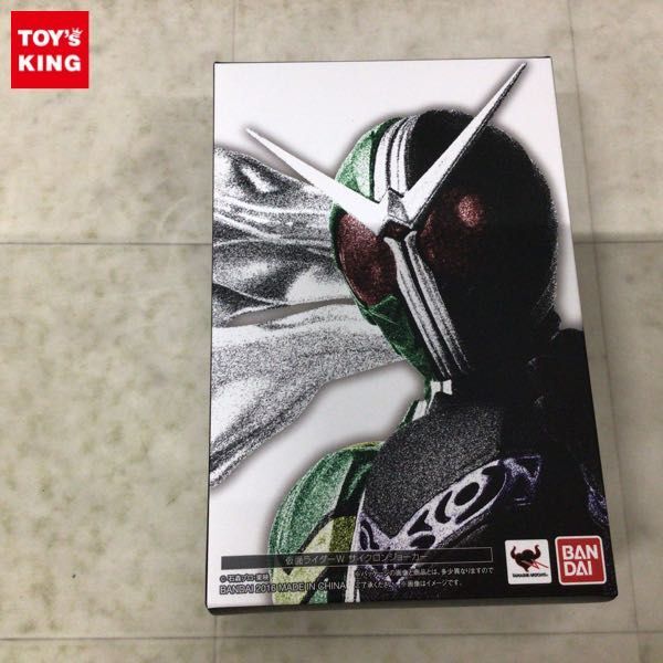 1円〜 S.H.Figuarts 真骨彫製法 仮面ライダーW サイクロンジョーカーの画像1