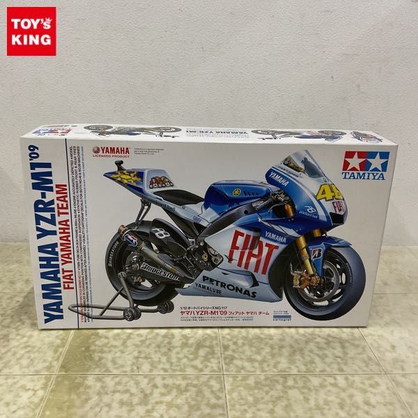 1円〜 タミヤ 1/12 ヤマハ YZR-M1’09 フィアット ヤマハ チームの画像1