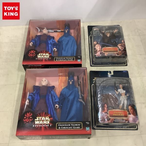 1円〜 未開封 ハズブロ STAR WARS バローラム最高議長＆コルサント・ガード パメド・アミダラ 他の画像1