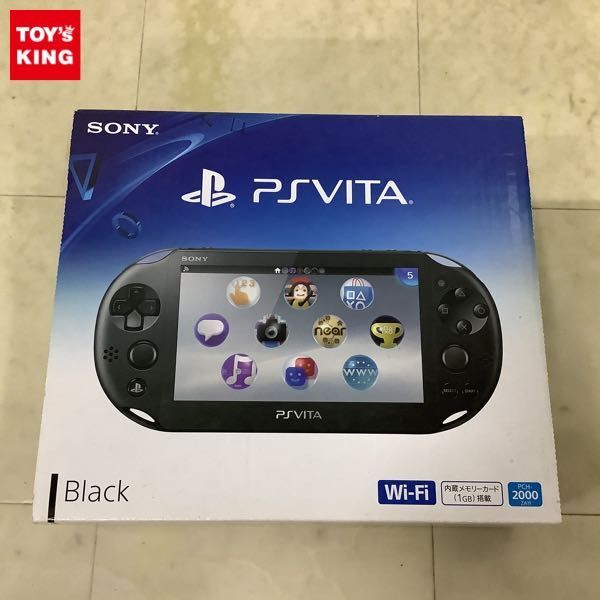 1円〜 動作確認/初期化済 PSVITA PCH-2000 ブラック_画像1