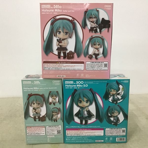 1円〜 未開封含 ねんどろいど 300 初音ミク2.0 グッスマくじ LAST賞 381b 初音ミク セーラー服Ver. Special color 他の画像6