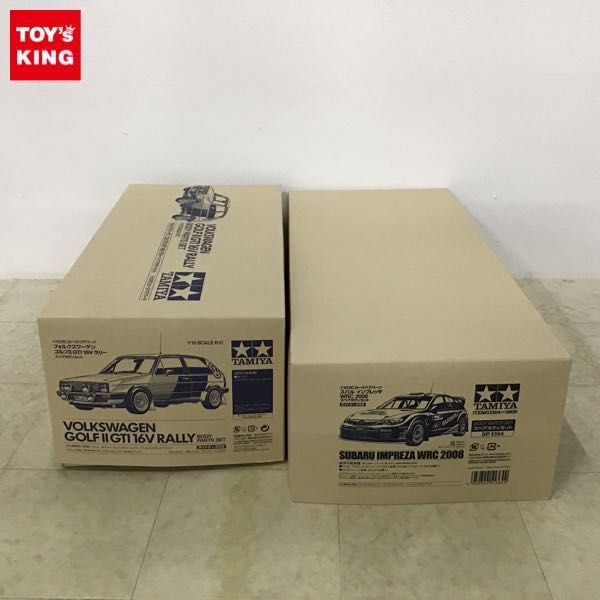 1円〜 タミヤ 1/10 RCカースペアパーツ スバル インプレッサWRC2008 フォルクスワーゲン ゴルフII GTI 16V ラリー スペアボディセット_画像1