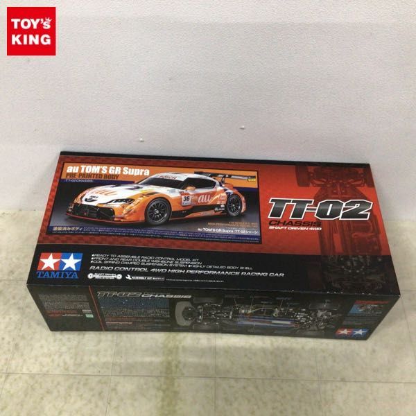 1 иен ~ Tamiya 1/10 электрический RC 4WD гоночный автомобиль au TOM*S GR Supra TT-02 шасси 