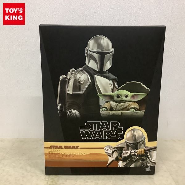 1円〜 ホットトイズ テレビ・マスターピース 1/6 TMS015 スター・ウォーズ マンダロリアン & ザ・チャイルド 2体セット_画像1