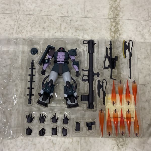 1円〜 BANDAI SPIRITS ROBOT魂 MSV 機動戦士ガンダム 高機動型ザクII ver.A.N.I.M.E. 黒い三連星の画像2