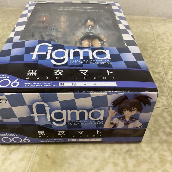 1円〜 未開封 figma 006 ブラック★ロックシューター 黒衣マト 制服ver. フィギュア_画像6