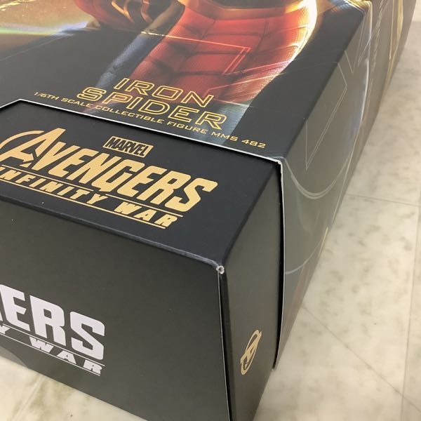 1円〜 未開封 ホットトイズ ムービー・マスターピース 1/6 MMS482 アベンジャーズ/インフィニティ・ウォー アイアン・スパイダーの画像3