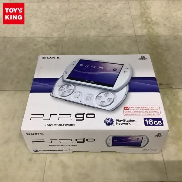 1円〜 動作確認済 初期化済 PSP go N1000 本体 パール ホワイト 16GBの画像1