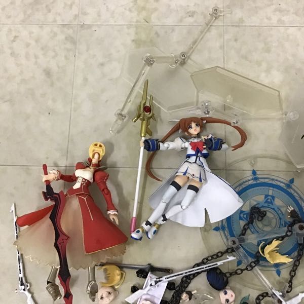 1円〜 訳あり ジャンク figma 魔法少女リリカルなのは 高町なのは Fate/stay night セイバーオルタ 他_画像5