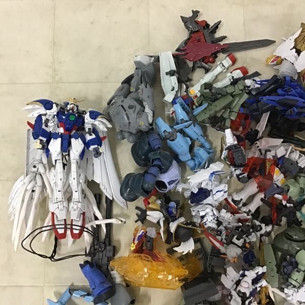 1円〜 訳あり ジャンク ガンプラ等 組済 パーツ取り ウイングガンダムゼロ ガンダムヘビーアームズ 他_画像5