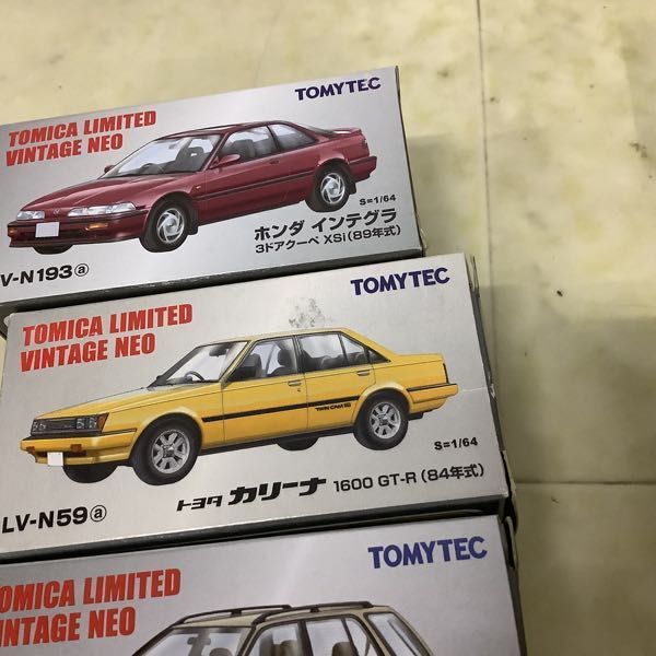 1円〜 訳あり トミカリミテッド ヴィンテージ ネオ 等 ホンダ シビックシャルトル 56i 87年式 トヨタ カリーナ 1600 GT-R 84年式 他_画像4