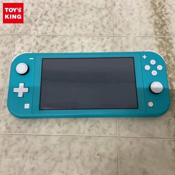 1円〜 動作確認/初期化済 箱無 Nintendo Switch Lite HDH-001 ターコイズ 本体_画像1