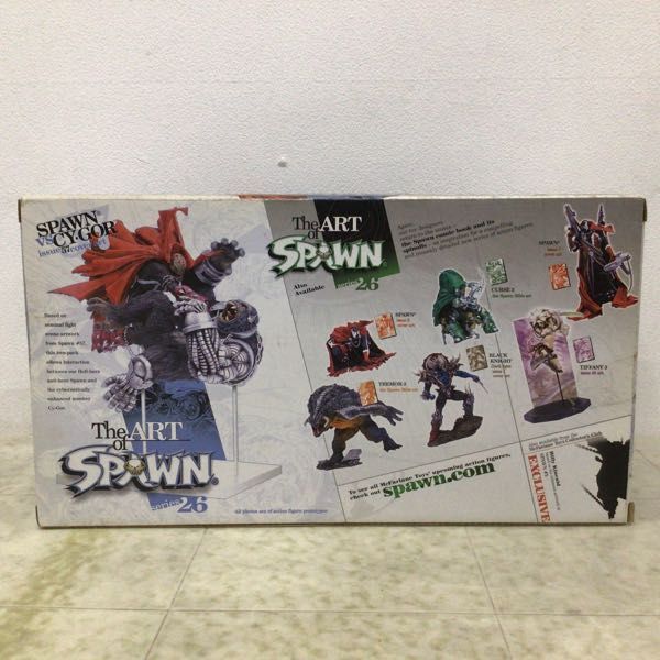 1円〜 未開封 マクファーレントイズ The ART of SPAWN シリーズ26 SPAWN vs.CY.GOR デラックスボックスセット_画像2