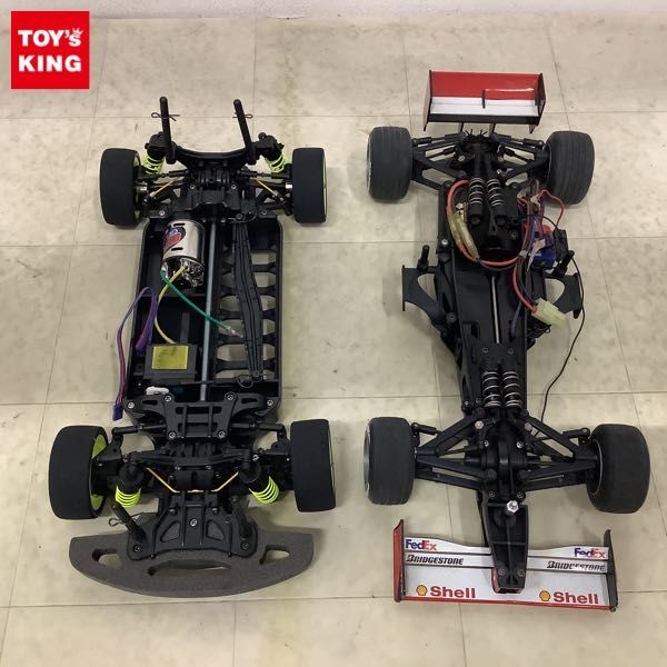 1 иен ~ с некоторыми замечаниями Junk RC радиоконтроллер Tamiya др. GT tuned motor, шасси, шина и т.п. 