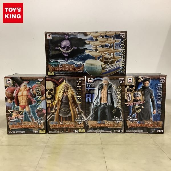 1円〜 未開封 ONE PIECE DXF THE GRANDLINE MEN 他 トラファルガー・ロー、モビーディック号 等の画像1