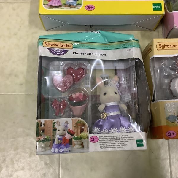 1 иен ~ Sylvanian Families цветок подарок Play комплект, пицца Delivery комплект и т.п. 