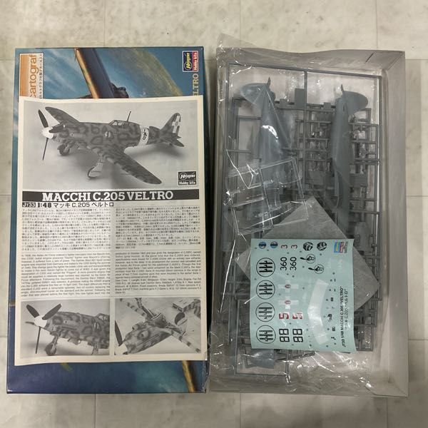 1円〜 タミヤ等 1/48 グロスター ミーティアF.1 マッキ C.205 ベルトロ 他