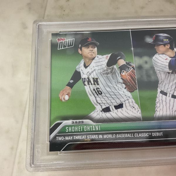 1円〜 topps now WBC-8 大谷翔平 PSA10_画像3