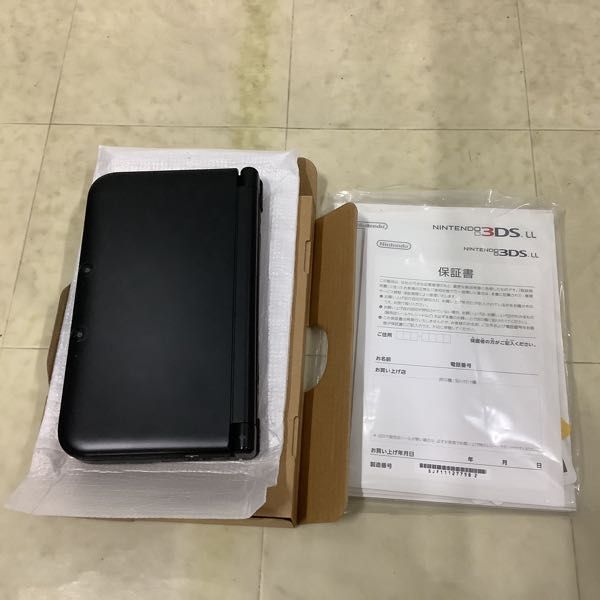 1円〜 動作確認/初期化済 ニンテンドー3DS LL 本体 SPR-001（JPN） ブラックの画像2